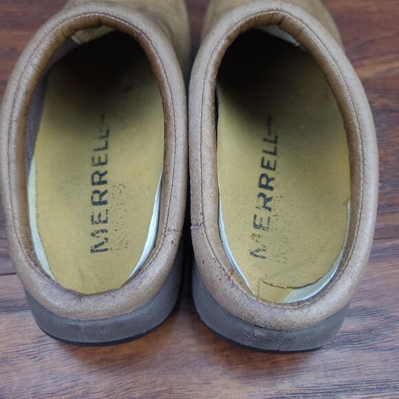 Merrell Jungle Moc Slip On Clogs Womens 7 Brown Suede Comfort Casual - Picture 13 of 14